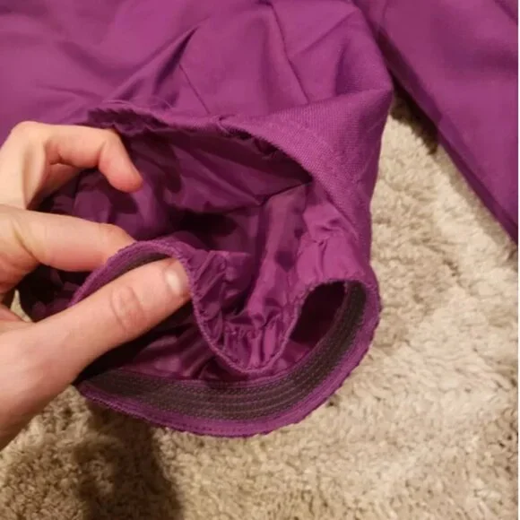 Champion Girls XS Purple Snowbib Overall Snow Pants VentureDry - Picture 5 of 8